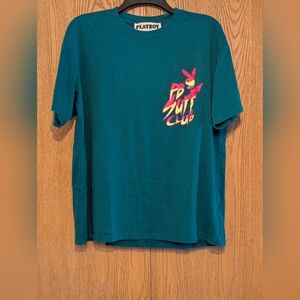 Playboy Teal Graphic Tee with Surf Club Design For Men/Women From Pacsun